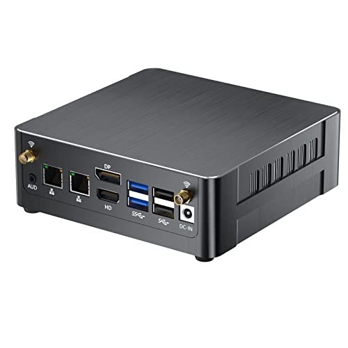 Mavsloly Mini-PC mit Core i9-12900H, 14 Kernen bis zu 5,0GHz, 16GB RAM, 512G SSD Desktop-Computer, Dual LAN, Wi-Fi 6, 1* DP, 1* HDMI, 1* Type-C Dreifachdisplay, VESA, Windows 11 Pro von Mavsloly