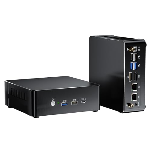 Mavsloly Mini PC mit Core i9-12900H, 14 Kernen bis zu 5,0GHz, 32GB RAM, 1T PCIE 4.0 SSD Desktop Computer, Dual LAN, Wi-Fi 6e, 1* DP, 1* HDMI, 1* Type-C Dreifachdisplay, VESA, Windows 11 Pro von Mavsloly