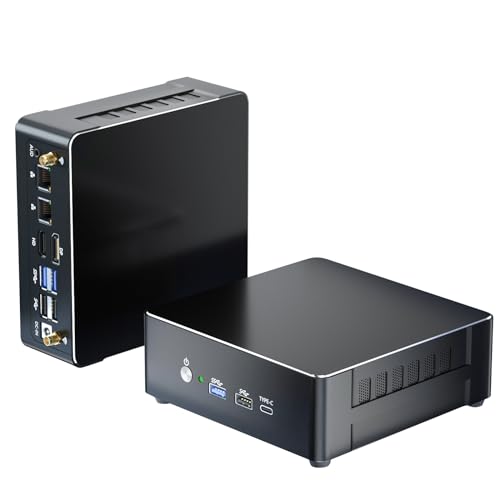 Mavsloly Mini PC mit Core i9-13900H, 14 Kerne bis zu 5,4GHz, 64G RAM 2T PCIE4.0 SSD Desktop Computer, Dual LAN, Wi-Fi 6E, 1x DisplayPort, 1x HDMI, 1x USB-C Triple Display, VESA, Windows 11 Pro von Mavsloly