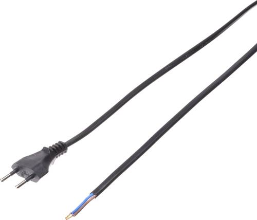 Max Hauri AG 114315 Strom Netzkabel Schwarz 5.00m von Max Hauri AG