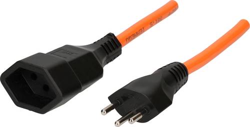 Max Hauri AG 114418 Strom Verlängerungskabel Orange 5.00m H07BQ-F 3G 1,5mm² von Max Hauri AG