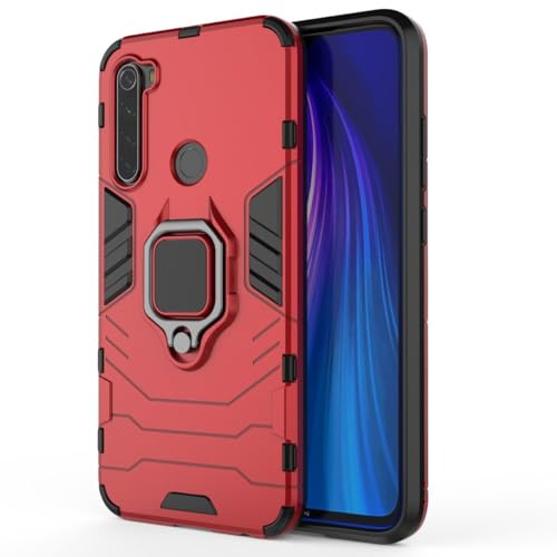 Max Power Digital Hülle für Xiaomi Redmi Note 8/Redmi Note 8 2021 Drehbar Ringhalter Cover Magnet Bumper Handyhülle Case Stoßfest Doppelschichter Schutzhülle Outdoor Shock Absorption Mit Ring (Rot) Max Power Digital Hülle für Xiaomi Redmi Note 8/Redmi Note 8 2021 Drehbar Ringhalter Cover Magnet Bumper Handyhülle Case Stoßfest Doppelschichter Schutzhülle Outdoor Shock Absorption Mit Ring (Rot) von Max Power Digital