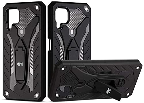 Max Power Digital Hülle für Huawei P40 Lite Standfunktion Stoßfest Hybrid-Schutzhülle Panzerhülle Hart Case Cover Handyhülle Outdoor Hardcase Handy Bumper Halterun (Huawei P40 Lite, Schwarz) von Max Power Digital