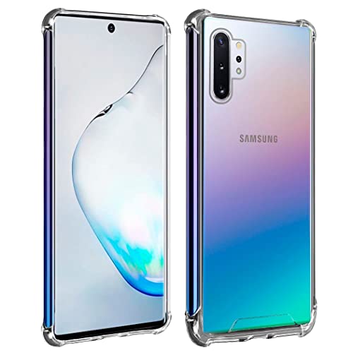 Max Power Digital Hülle für Samsung Galaxy Note 10+ Klarsicht-Silikongehäuse mit Verstärkten Ecken Flexible Anti-Schock Silikonhülle (Samsung Galaxy Note 10+, Transparent) von Max Power Digital