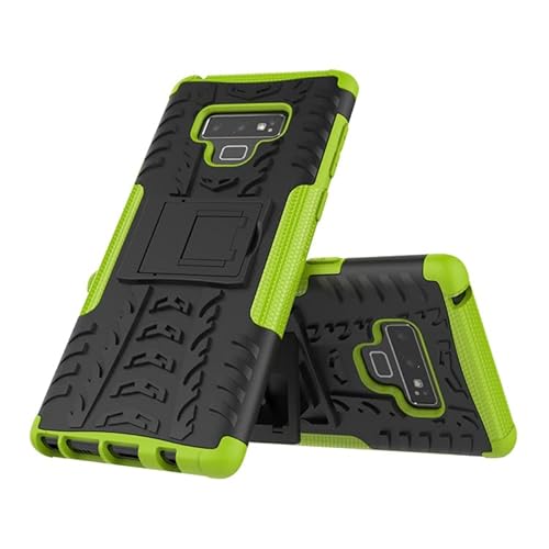 Max Power Digital Hülle für Samsung Galaxy Note 9 Schutzhülle Bumper Handyhülle Case Cover Stoßfest Doppelschichter Outdoor Shock Absorption 360 Grad (Samsung Galaxy Note 9, Grün) von Max Power Digital