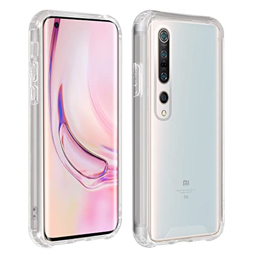 Max Power Digital Hülle für Xiaomi Mi 10/Mi 10 Pro Klarsicht-Silikongehäuse mit Verstärkten Ecken Flexible Anti-Schock Silikonhülle (Xiaomi Mi 10/Mi 10 Pro, Transparent) von Max Power Digital