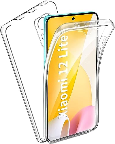 Max Power Digital Hülle für Xiaomi Mi 13 Lite 360 Grad Transparent Silikon Schutzhülle Durchsichtig Beide Seiten Doppelseitig Full Body Vorne und Hinten Stoßfest Case (Xiaomi Mi 13 Lite) von Max Power Digital