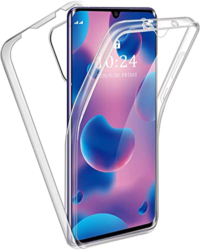 Max Power Digital Hülle für Xiaomi Redmi A1 360 Grad Transparent Silikon Schutzhülle Durchsichtig Beide Seiten Doppelseitig Full Body Vorne und Hinten Stoßfest Case (Xiaomi Redmi A1) von Max Power Digital