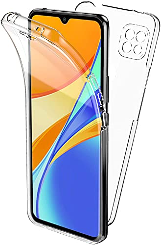 Max Power Digital Hülle für Xiaomi Redmi A1 Plus 360 Grad Transparent Silikon Schutzhülle Durchsichtig Beide Seiten Doppelseitig Full Body Vorne und Hinten Stoßfest Case (Xiaomi Redmi A1 Plus) von Max Power Digital