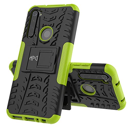 Max Power Digital Hülle für Xiaomi Redmi Note 8T Schutzhülle Bumper Handyhülle Case Cover Stoßfest Doppelschichter Outdoor Shock Absorption 360 Grad (Xiaomi Redmi Note 8T, Grün) von Max Power Digital