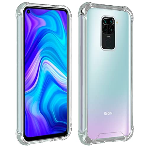 Max Power Digital Hülle für Xiaomi Redmi Note 9 Klarsicht-Silikongehäuse mit Verstärkten Ecken Flexible Anti-Schock Silikonhülle (Xiaomi Redmi Note 9, Transparent) von Max Power Digital