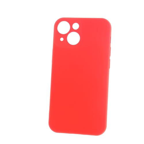 Max Power Digital Hülle für iPhone 13 Weiche flüssige Silikonhülle weiche Flexible Anti-Schock Dünne Farbige Flüssige Silikonhülle mit Samtfutter Innen (Rot) von Max Power Digital