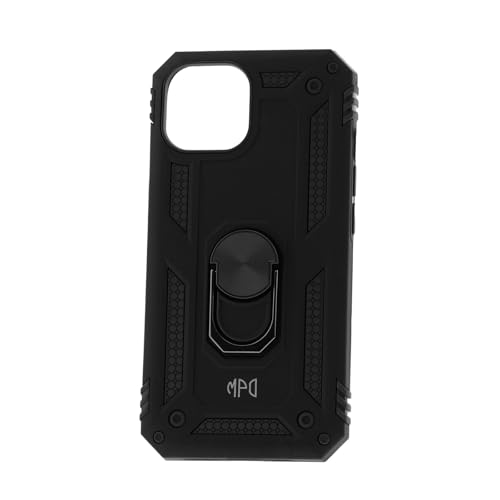 Max Power Digital Hülle für iPhone 14 Standfunktion Drehbar Ringhalter 360 Grad Case Cover Magnet Bumper Handyhülle Outdoor Hart Hardcase Mit Ring (iPhone 14, Schwarz) von Max Power Digital