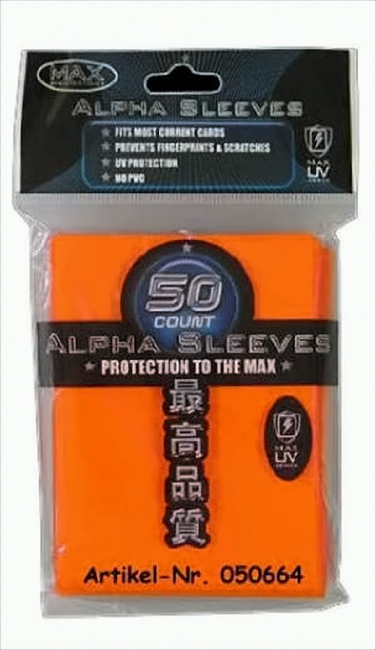 Alpha Protectors Japan orange (50 ct.) von Max Protection