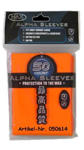 Alpha Protectors orange (50 ct.) von Max Protection