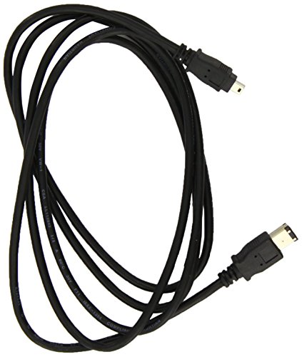 Max Value IEEE 1394a Kabel (6-Pin-/4-Pin-Stecker, 2 m), schwarz (UK Import) von Max Value