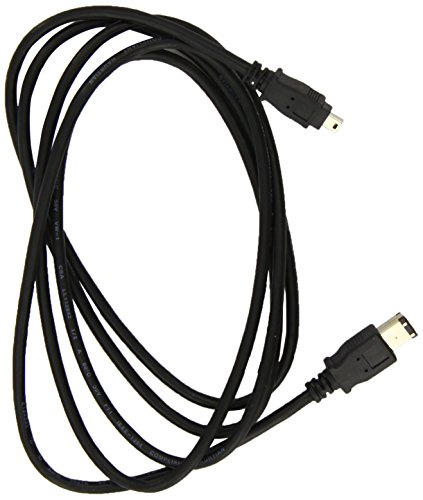 Max Value IEEE 1394a Kabel (6-Pin-/4-Pin-Stecker, 2 m), schwarz (UK Import) von Ewbob