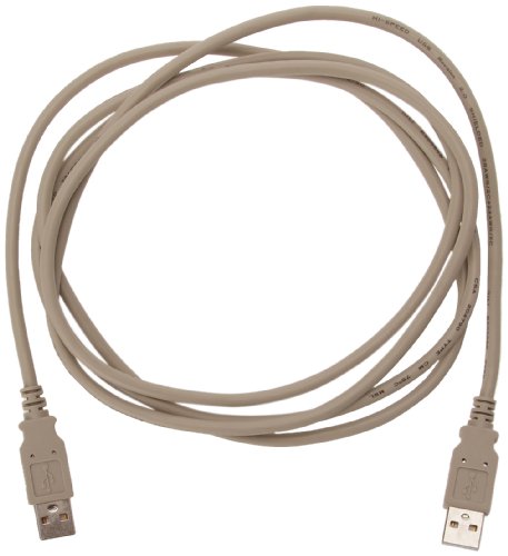 Max Value USB 2.0 Kabel (A-/A-Stecker, 2 m), beige (UK Import) von Max Value