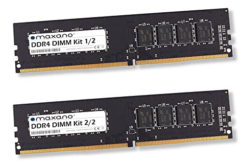 Maxano 16GB Kit 2X 8GB RAM Speicher DDR4 2400MHz DIMM kompatibel mit Asus Mainboard B150M-C, B150M-K, B150M-Plus von Maxano