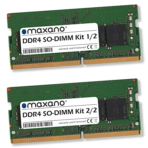 Maxano 16GB Kit 2X 8GB RAM Speicher DDR4 2400MHz SO-DIMM kompatibel mit Intel NUC NUC7i5BNH, NUC7i5BNK, NUC7i5DNBE, NUC7i5BNB, NUC7i5BNHXF, NUC7i5DNKE von Maxano