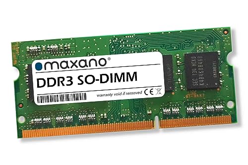 Maxano 2GB RAM kompatibel mit QNAP TS-459 Pro+ (DDR3) (PC3-10600 SO-DIMM Arbeitsspeicher) von Maxano