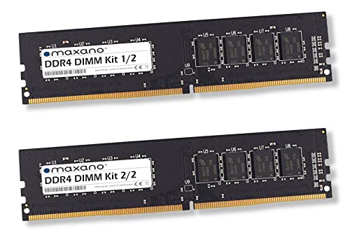 Maxano 32GB Kit 2X 16GB RAM Speicher DDR4 3200MHz DIMM kompatibel mit MSI Mainboard AMD B450M Pro-VDH Plus (MS-7A38) von Maxano