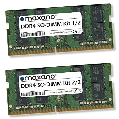 Maxano 32GB Kit 2X 16GB RAM Speicher DDR4 3200MHz SO-DIMM kompatibel mit Intel NUC NUC11PAHi3,NUC11PAHi5,NUC11PAHi7, NUC11PAKi3,NUC11PAKi5,NUC11PAKi7 von Maxano