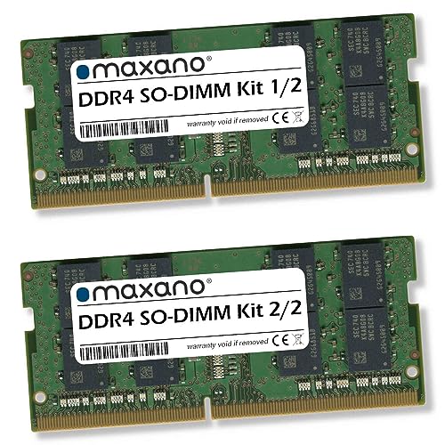 Maxano 32GB Kit 2X 16GB RAM kompatibel mit Dell Latitude 3440 (DDR4) (PC4-25600 SO-DIMM Arbeitsspeicher) von Maxano