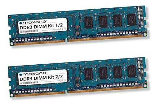 Maxano 8GB Kit 2X 4GB RAM Speicher DDR3 1333MHz DIMM kompatibel mit Asus Mainboard P7P55D Deluxe, P7P55D-E Deluxe, P7P55D-E Evo, P7P55D-E Pro von Maxano