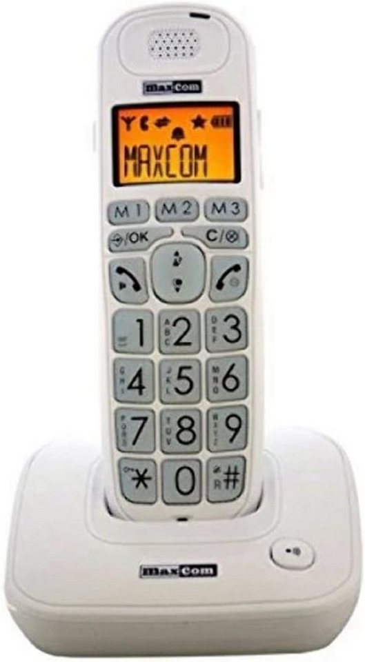 Maxcom MC6800 DECT-Telefon mit hintergrundbeleuchtetem Festnetztelefon von Maxcom