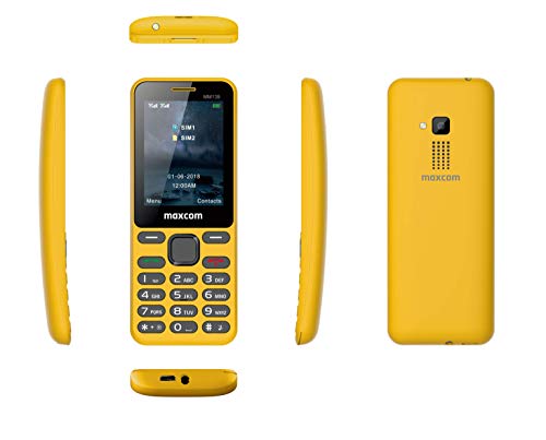 Maxcom MOVIL Classic MM139 Amarillo 2.4 /MICROSD Hasta 8GB/600MAH MM139(Amarillo) von Maxcom