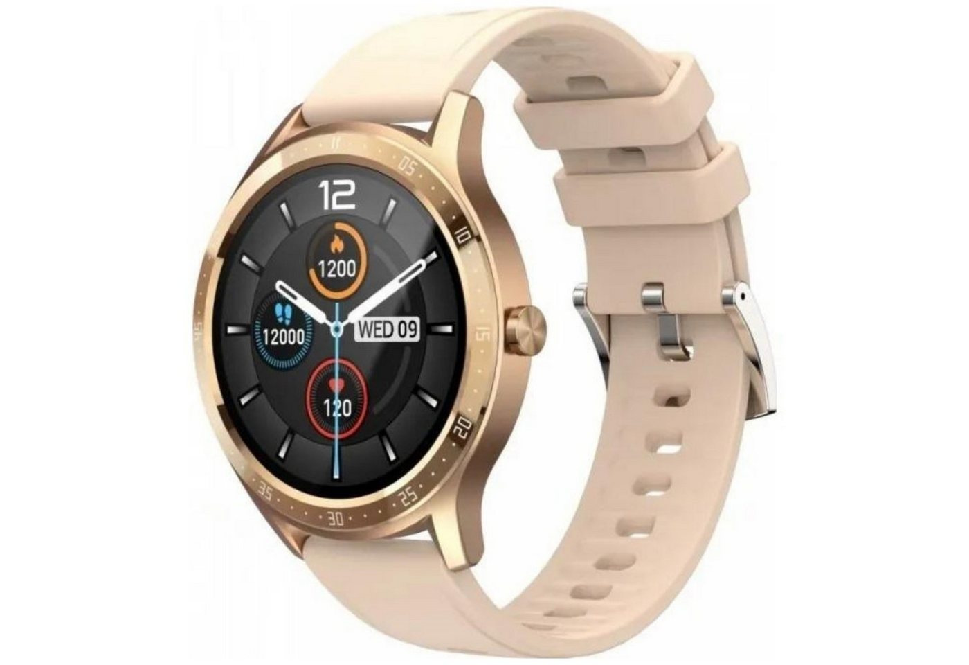 Maxcom MaxFit Pro Smartwatch Gold Smartwatch, 1-tlg. von Maxcom