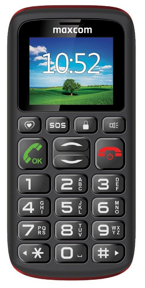 Maxcom Maxcom Comfort MM428 1.8´´ Dual SIM Handy, Mobiltelefon Seniorenhandy von Maxcom
