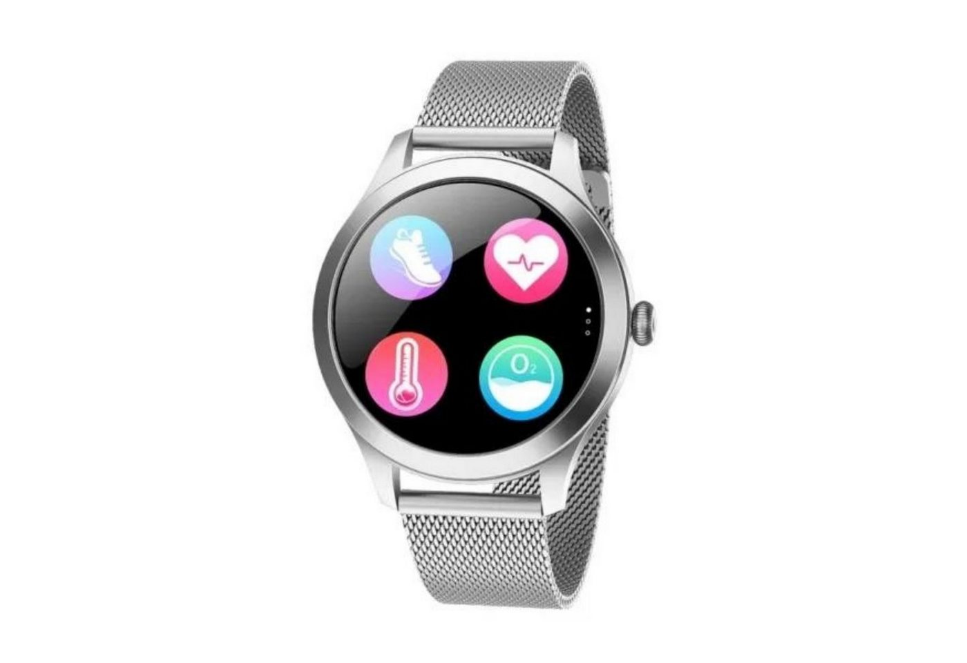 Maxcom Maxcom VitalFlow Pro Smartwatch Silber Fitnessuhr, 1-tlg. von Maxcom