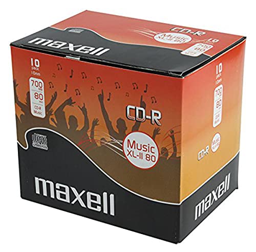 10 Maxell Audio CD-R 80 Mins-XL II 10 Maxell Audio CD-R 80 Mins-XL II von Maxell