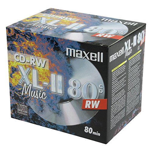 10 Maxell CD-RW Rohlinge XL-II Music Digital Audio von Maxell