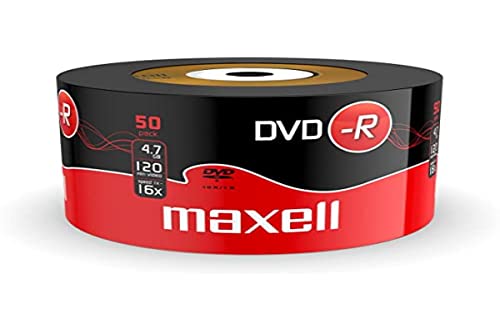 50 STK. Maxell DVD-R 4,7GB 16x in Shrink von Maxell