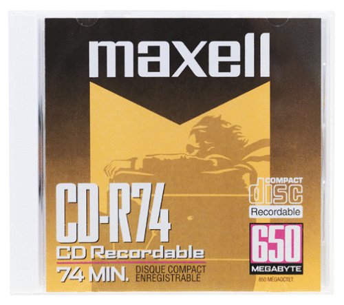 CD-R74 Recordable Compact Disc von Maxell
