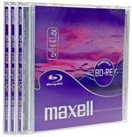 Maxell 276079 Blu-ray BD-RE 25 GB SL 3pk, Maxell von Maxell