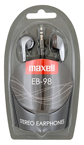 Maxell 303456 Kopfhörer EB-98 3,5 mm Klinke Silber von Maxell