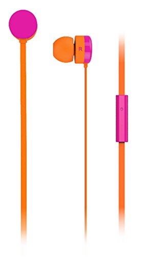 Maxell 303729 Yoyobuds mit Mikrofon und Hülle rosa/orange von Maxell