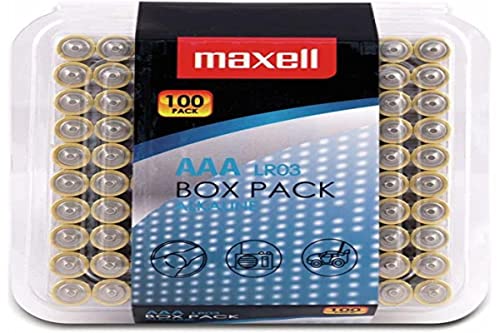 Maxell 790410 Alkaline LR03 AAA Micro Box Pack (100er Pack) von Maxell