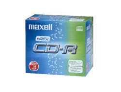 Maxell CD-R Rohlinge 80min 700MB 52x 20er Pack Slimcase von Maxell