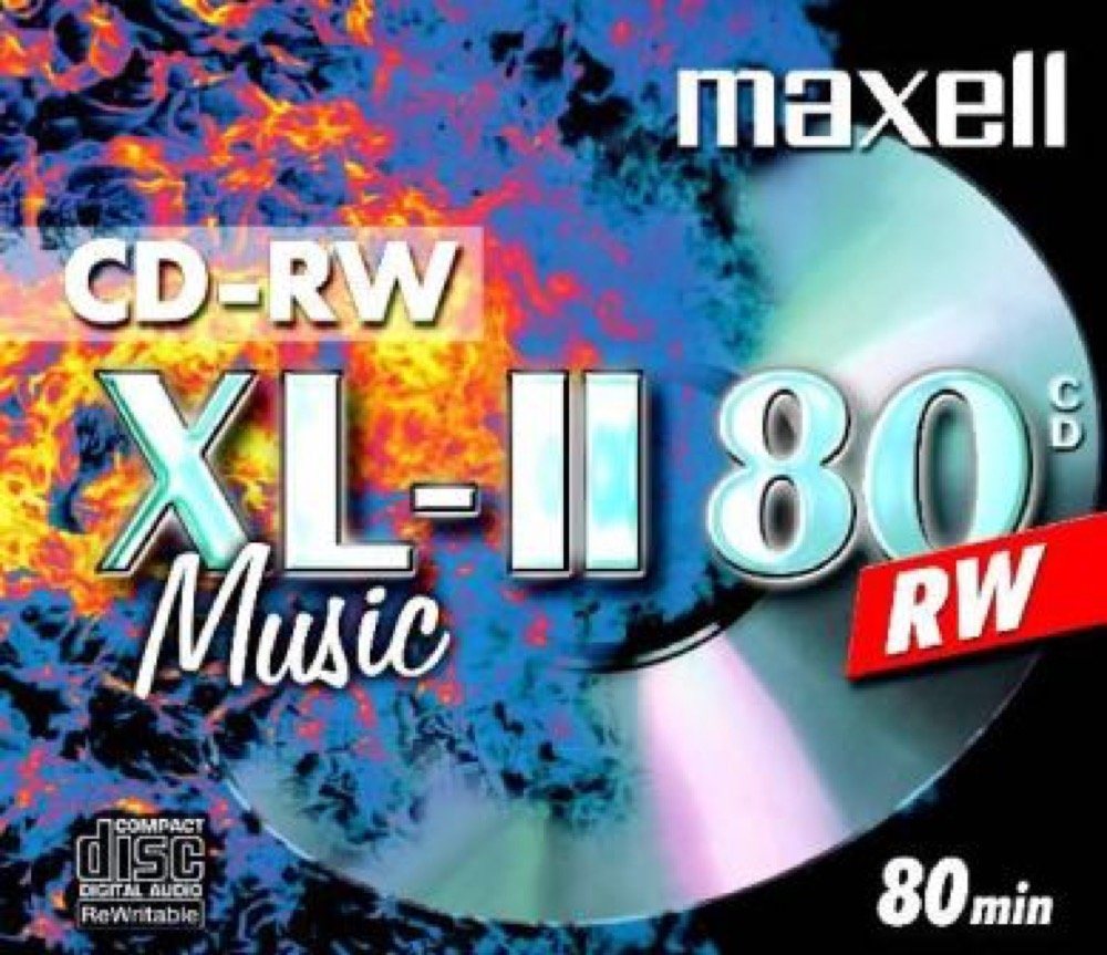 Maxell CD-Rohling 10 Maxell Rohlinge CD-RW Audio 80 Minuten Musik Jewelcase von Maxell