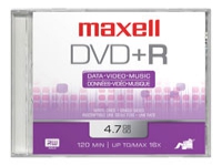 Maxell DVD+R 100 Pack, DVD+R, 120 mm, Spindel, 100 Stück(e), 4,7 GB von Maxell
