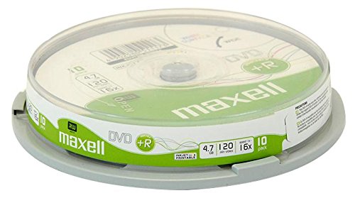 Maxell DVD + R weiß bedruckbar, Spindel, X10 durch Spiel Punkte Direct von Maxell