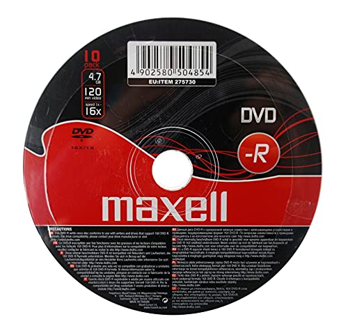 Maxell DVD-R 16x, 10-Stück Spindel Maxell DVD-R 16x, 10-Stück Spindel von Maxell