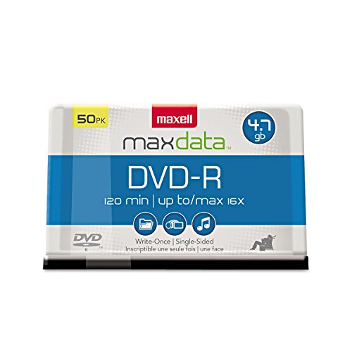 Maxell DVD-R DVD+RW (4,7GB, DVD-R, 120min, Achse, 16x) von Maxell