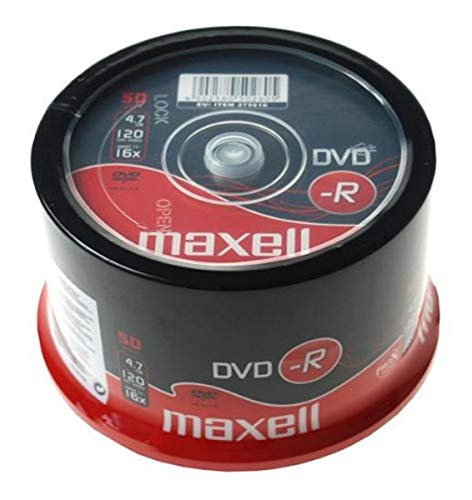 Maxell DVD-R Rohlinge 4.7GB 16x 50er Spindel von Maxell