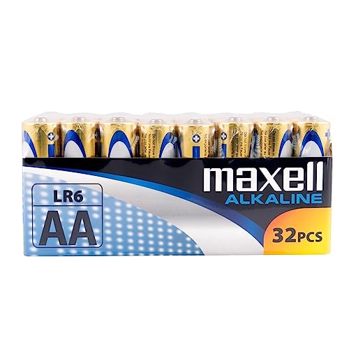 Maxell LR6 AA Mignon Alkaline Batterien (32 er Vorratspack) von Maxell